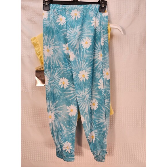 Cuddl Duds Girls Pajama Set Short Sleeve Pants Set Size 6 6X Animal - Picture 4 of 5